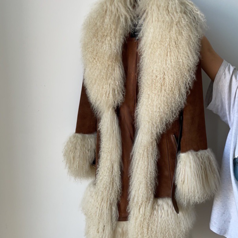 Must have ! Fur trim collar jacket